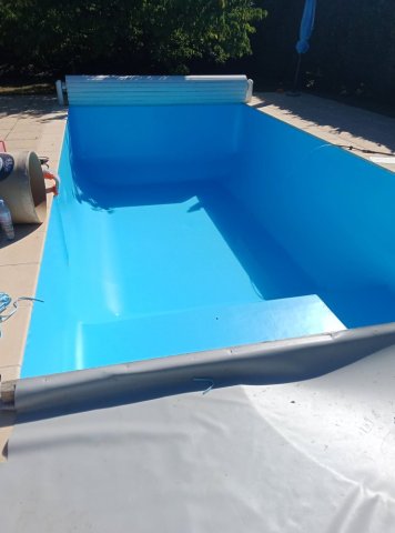 Pose de liner pour piscine à Chassieu