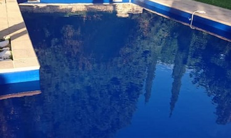 Pose de revêtement de piscine de forme angulaire - Chassieu ETS - DANEL Christian